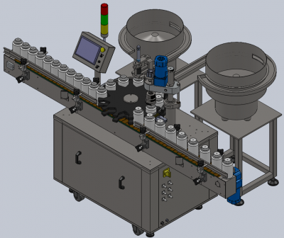 Rotary, capping machine